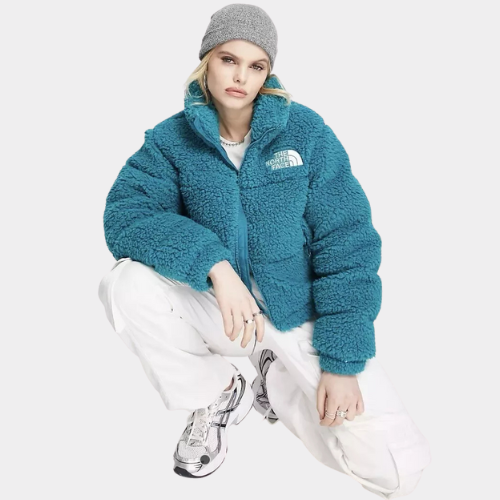 Giacca Nuptse Sherpa a pelo lungo