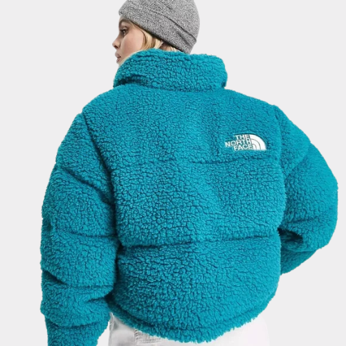 Giacca Nuptse Sherpa a pelo lungo