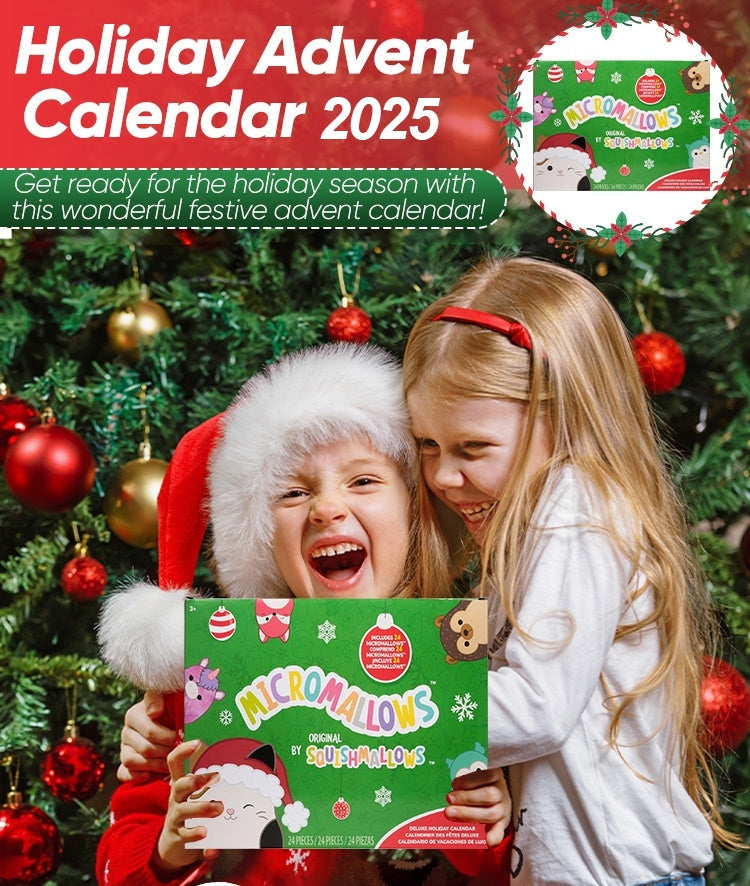 🎄 Vivez la magie de Noël avec le Calendrier de l’Avent Squishmallows !