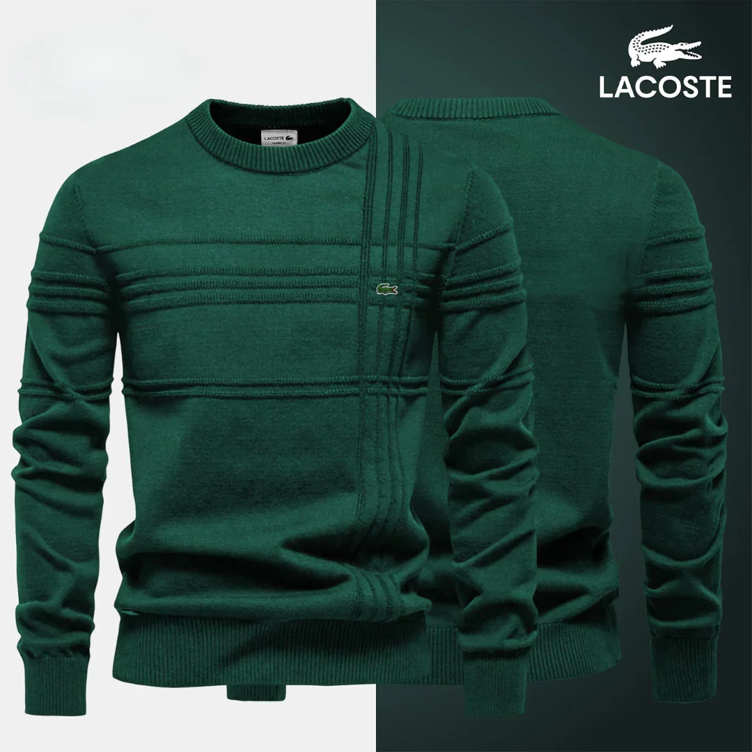 Maglione da uomo a girocollo lavorato