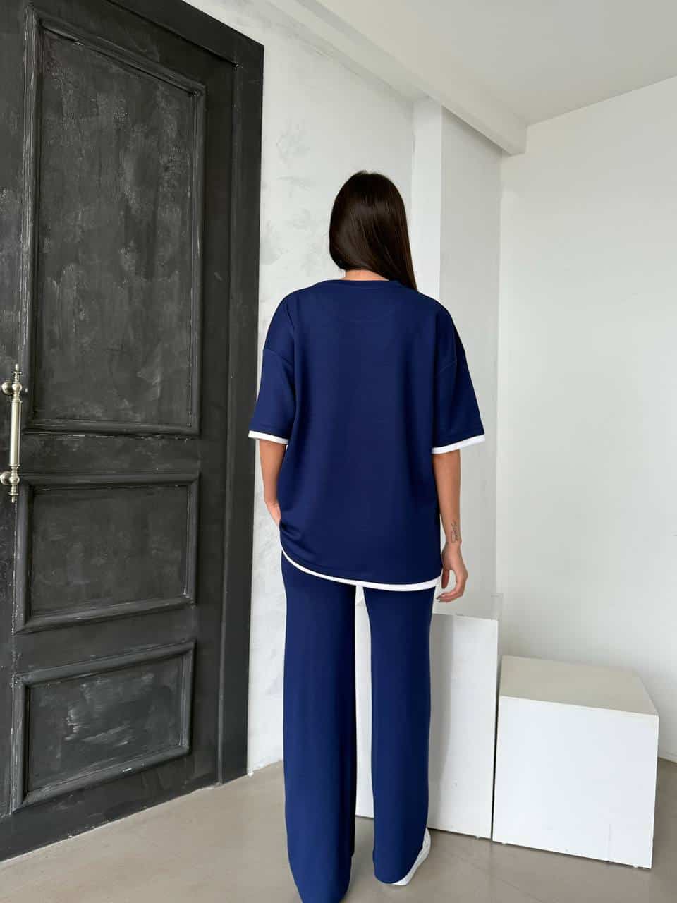 Ensemble t-shirt court et pantalon brodé alo