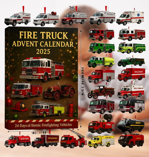 🚒🔥 Calendrier de l’Avent Camion de Pompiers 2025 🎁🌲