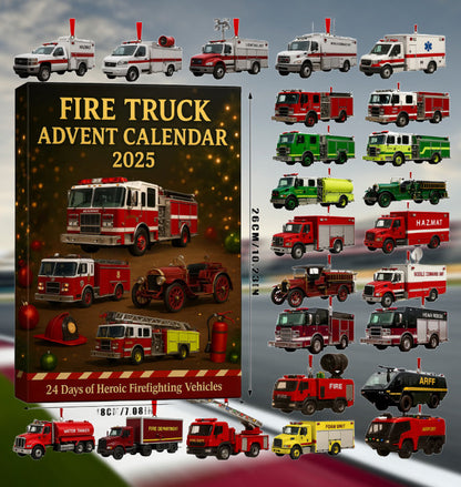 🚒🔥 Calendrier de l’Avent Camion de Pompiers 2025 🎁🌲